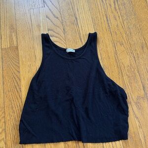 Free People Black tank top